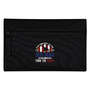 Let this Sambo old man show you how to fight - Pencil Case - black - Front