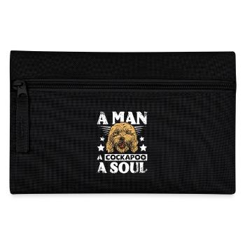 Un homme un cockapoo une âme - Trousse - noir - Devant