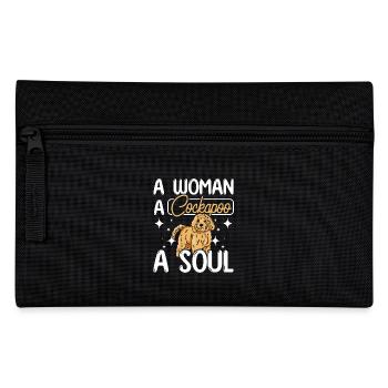 Une femme un cockapoo une âme - Trousse - noir - Devant