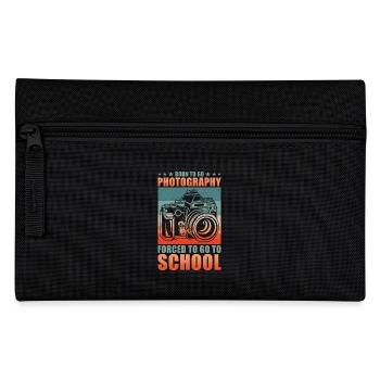Photographe né à l’école de photographie - Trousse - noir - Devant