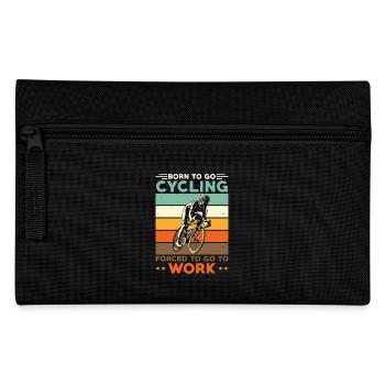 Cyclist Gift Road Bike Cyclist Sport - Pencil Case - black - Front