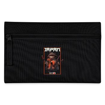 Asia Cat Japanese Samurai Samurai - Pencil Case - black - Front