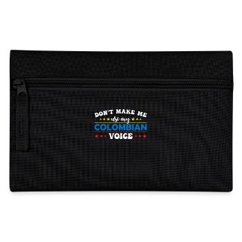 Don't force me to use my Finnish voice - Pencil Case - black - Front