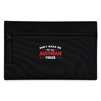 Don't force me to give my Danish voice - Pencil Case - black - Front
