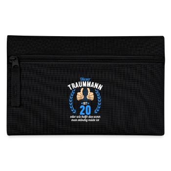 Dieser Traummann ist 20 Jahre 20 Geburtstag - Federtasche - Schwarz - Vorne