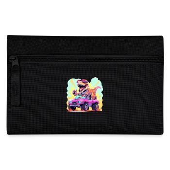 T-Rex conduit un camion monstre - Trousse - noir - Devant