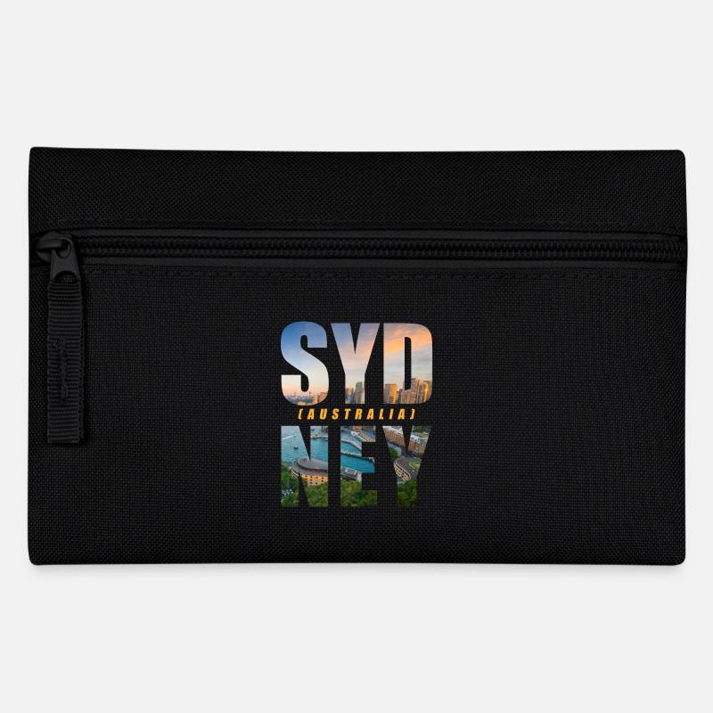 Sydney Australien Souvenir - Federtasche - Schwarz