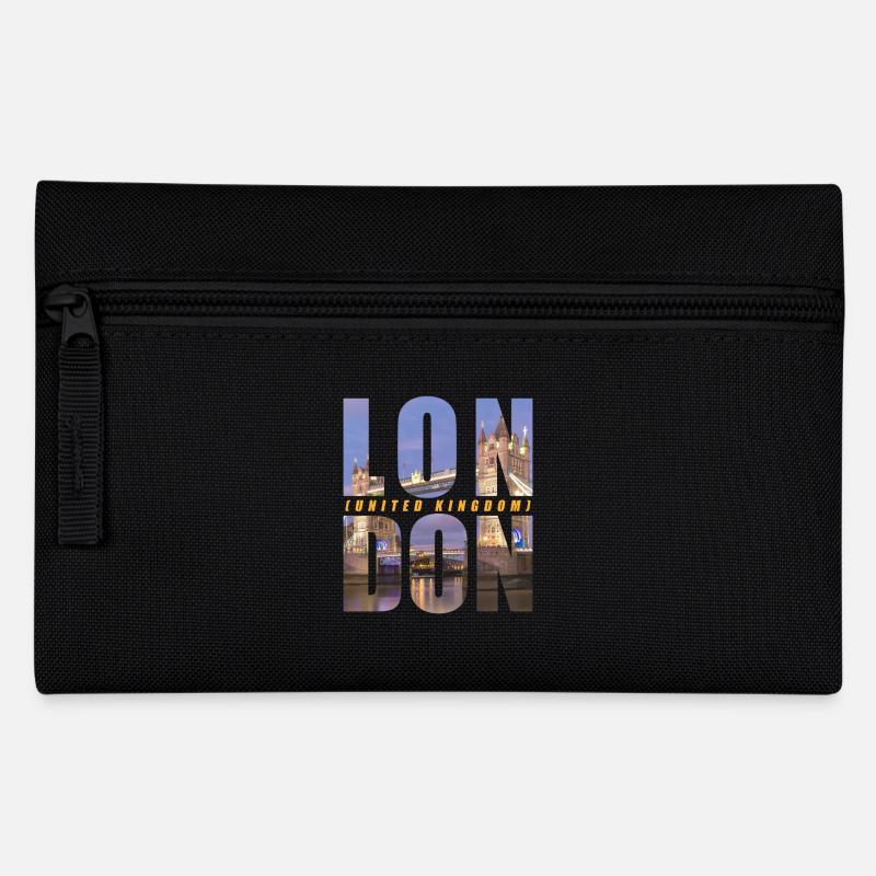 Londres Angleterre Souvenir - Trousse - noir