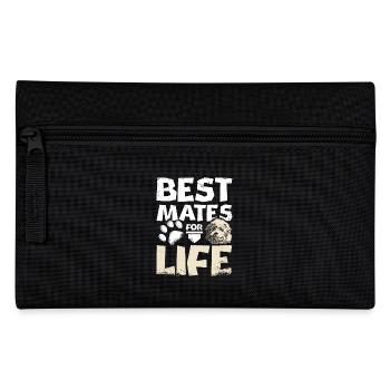 Best mates for life cockapoo - Pencil Case - black - Front