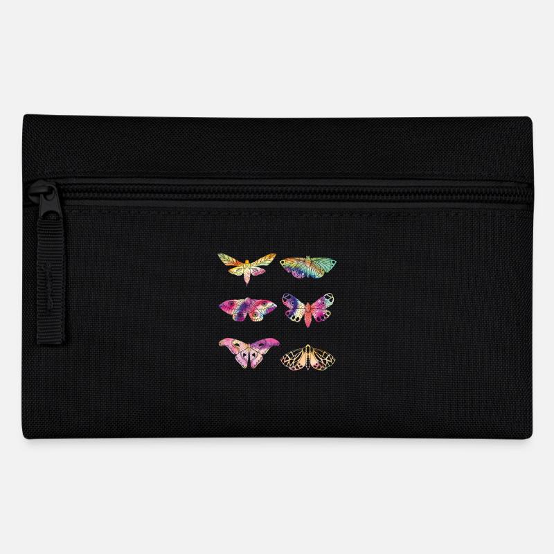 Motte TIE DYE Vintage Motten - Federtasche - Schwarz
