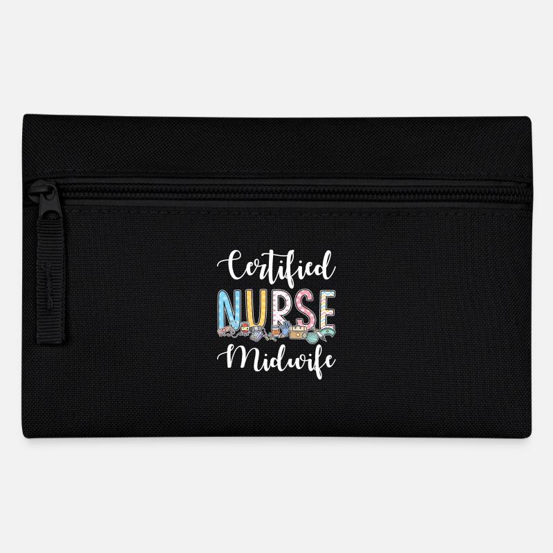 Certified Nurse Midwife - Federtasche - Schwarz