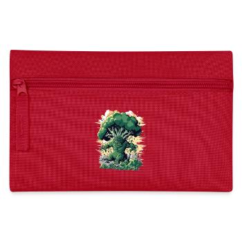 Riesen Brokkoli Monster Brokkoli - Federtasche - Rot - Vorne