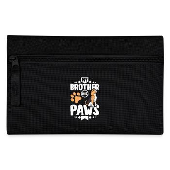 My beagle brother has paws - Pencil Case - black - Front