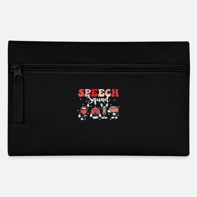 Logopäde Groovy Team - Federtasche - Schwarz
