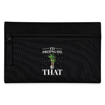 Palm plant lovers, that's what I would pass on - Pencil Case - black - Front