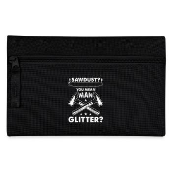 sciure de bois tu veux dire hommes paillettes artisans - Trousse - noir - Devant