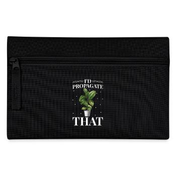 Ficus elastica plant lover that I would - Pencil Case - black - Front