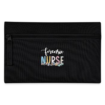Gift idea for forensic nurses - Pencil Case - black - Front