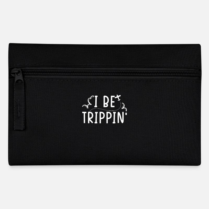 Reise Reise Reisen Ich Bin Trippin' - Federtasche - Schwarz