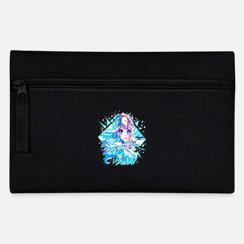 Anime Schneekönigin Eisprinzessin - Federtasche - Schwarz