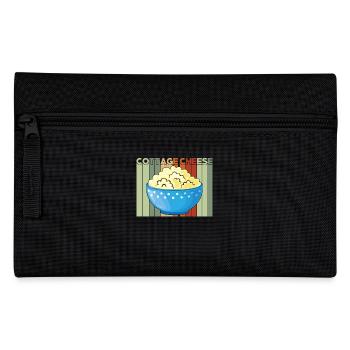 Cottage Cheese Retro Vintage Cottage Cheese - Pencil Case - black - Front