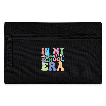 Primary School Retro Groovy Student - Pencil Case - black - Front