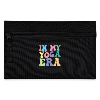 Yoga Retro Groovy In Meiner - Federtasche - Schwarz - Vorne