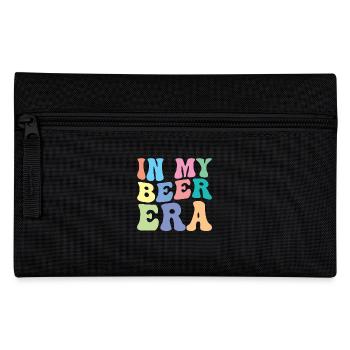 Beer Retro Groovy Women Beer - Pencil Case - black - Front