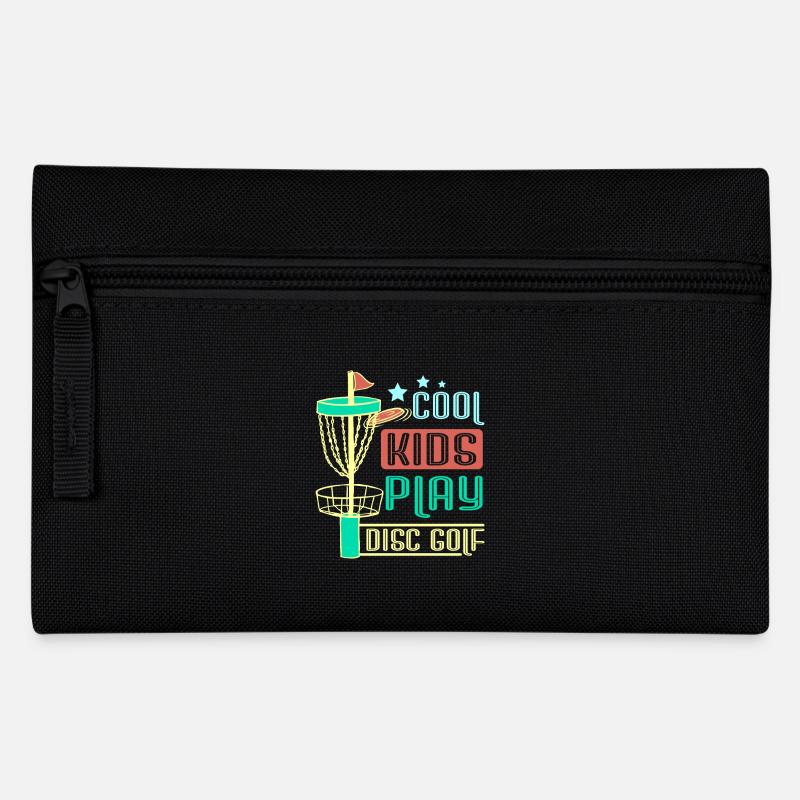 Pour les enfants cool enfants jouent au disc golf - Trousse - noir