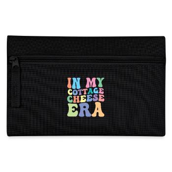 Cottage Cheese Retro Vintage Cottage Cheese - Pencil Case - black - Front