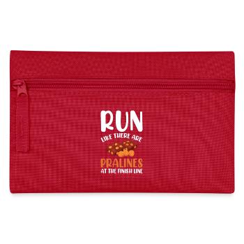 Ligne d’arrivée du marathonien de marathon Dire drôle - Trousse - rouge - Devant