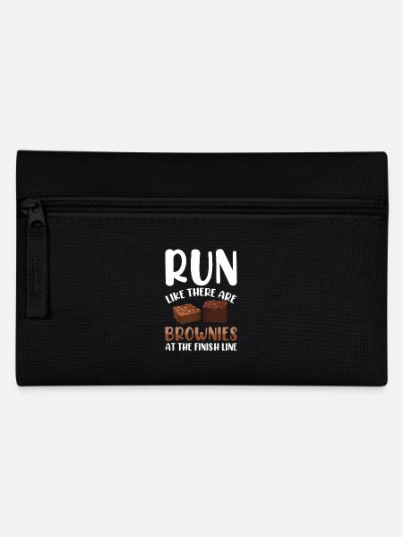 Marathon Marathonläufer Ziellinie Spruch Lustig - Federtasche - Schwarz