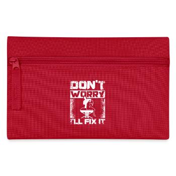 Don't worry I'll fix it Chiropractor - Pencil Case - red - Front