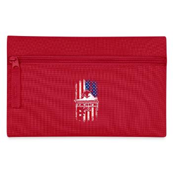 Usa american flag 4th of july Chiropractor - Pencil Case - red - Front