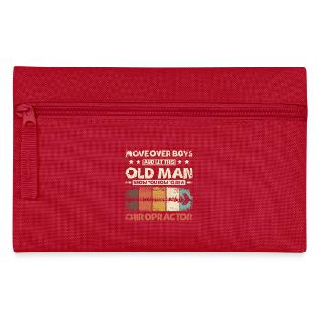 Let this old man show you how to be a chiropractor - Pencil Case - red - Front