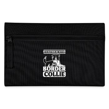 Plutôt être avec mon border collie - Trousse - noir - Devant