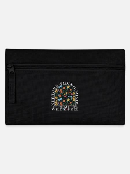 Lehrer Wildflower Junge Köpfe lassen sie wachsen - Federtasche - Schwarz