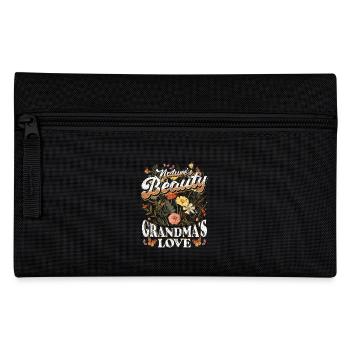 Grandma Wildflower Floral Nature Love - Pencil Case - black - Front