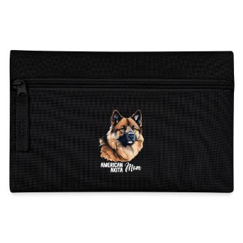 Hund American Akita - Federtasche - Schwarz - Vorne