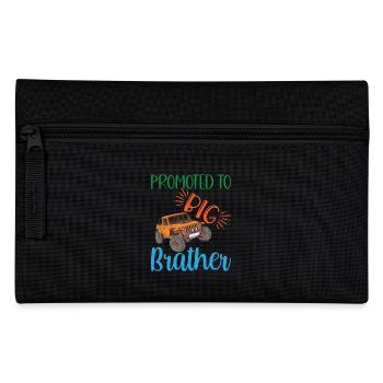 big brother, Befördert zum großen Bruder Geschenk - Federtasche - Schwarz - Vorne