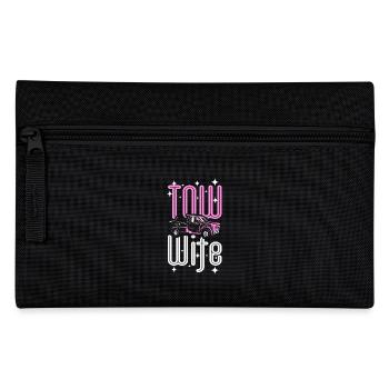 Tow wife, Tow truck drivers wife - Federtasche - Schwarz - Vorne