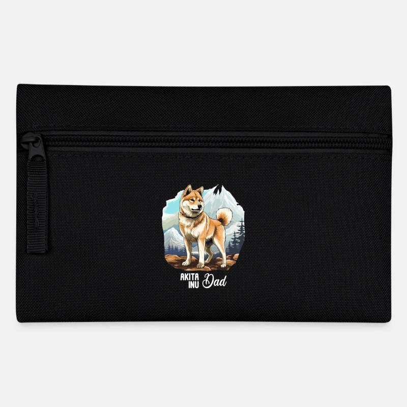 Chien Akita Inu - Trousse - noir