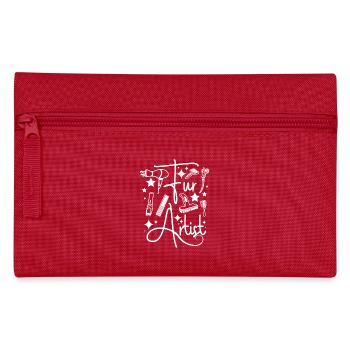Furologist Pet Groomer For Artist - Pencil Case - red - Front