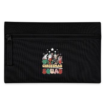 Équipe de Noël Vintage Groovy - Trousse - noir - Devant