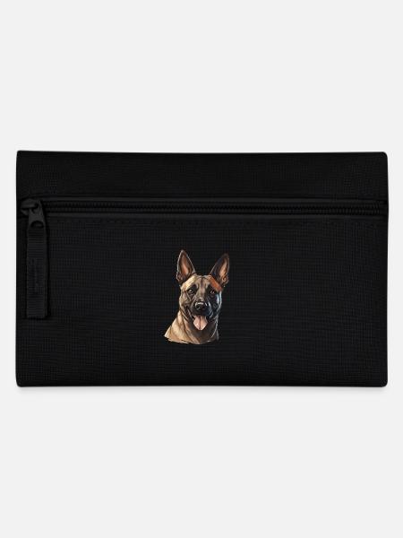Hund Belgischer Schäferhund - Federtasche - Schwarz