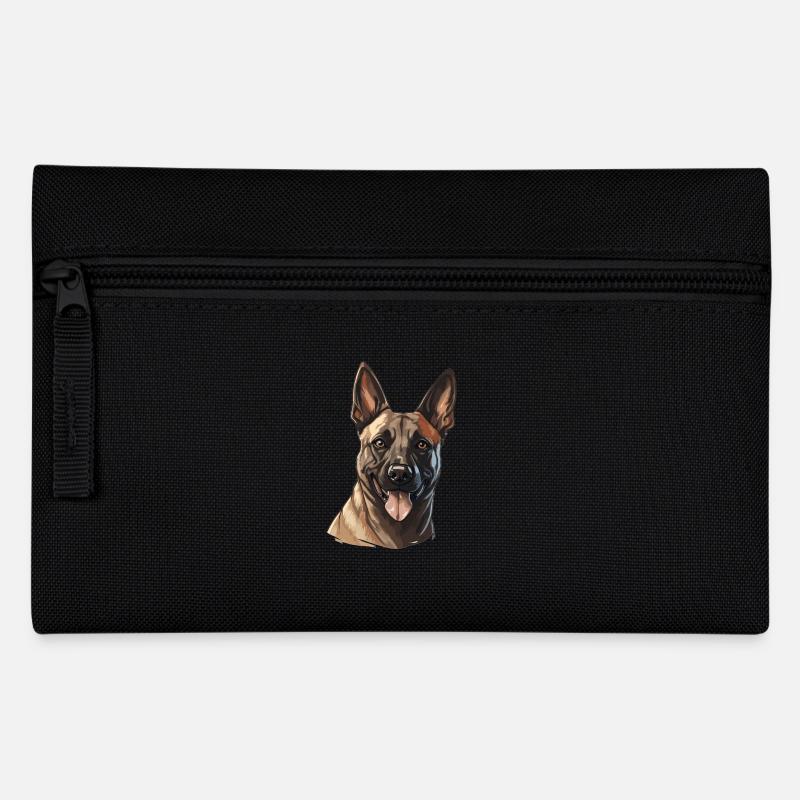 Hund Belgischer Schäferhund - Federtasche - Schwarz