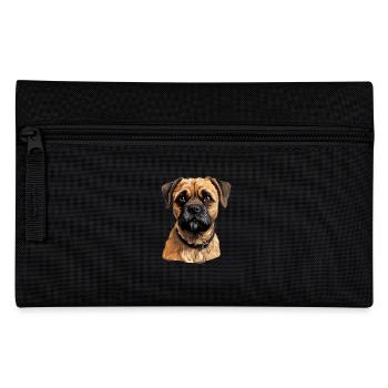 Chien Border Terrier - Trousse - noir - Devant