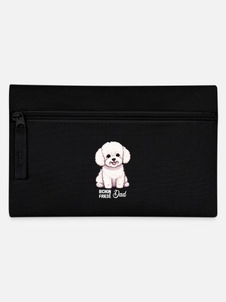 Hund Bichon Friesé - Federtasche - Schwarz