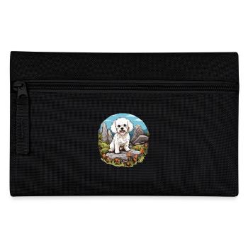 Chien Bichon Friesé - Trousse - noir - Devant