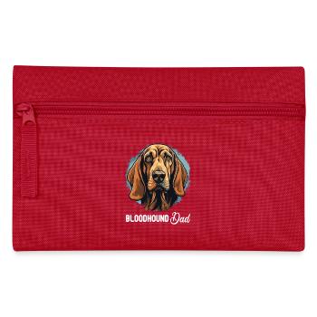 Hund Bloodhound - Federtasche - Rot - Vorne